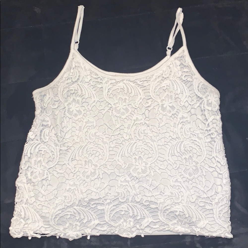 Lace crap ladies tank